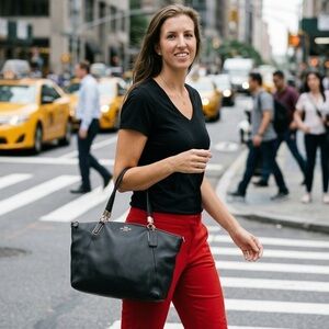 Coach Madison Kelsey Large Pebble Leather Crossbody Satchel